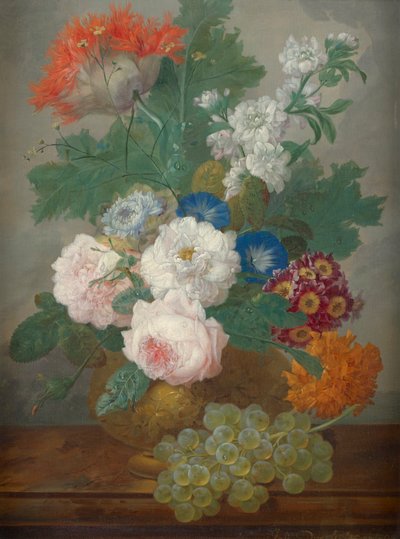 Flower Still Life by Johann Baptist Drechsler