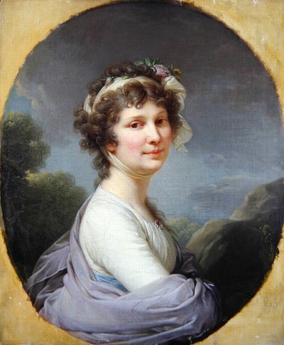 Theresia Edler von Wohlleben by Johann Baptist I Lampi