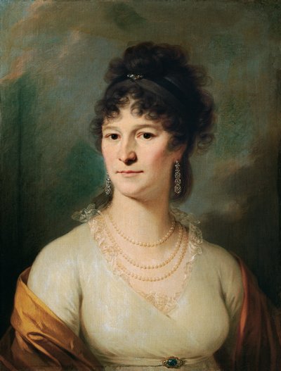 Bust of a Lady by Johann Baptist Lampi d. Ä.