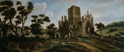 South View of Kirkstall Abbey, c.1738 by Johann Baptiste Bouttats