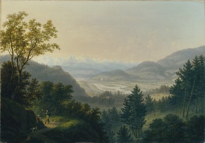 Surroundings of Habsburg Ruins by Johann Caspar Rahn