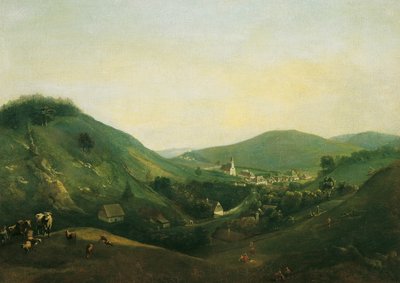 Landscape near Kalksburg by Johann Christian Brand