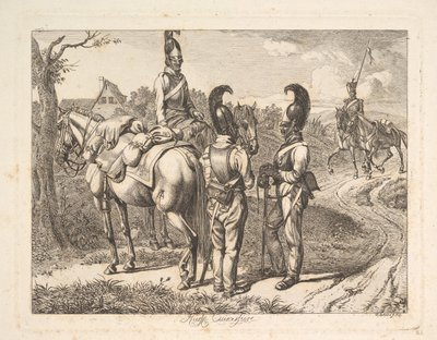 Russian Cuirassiers, 1816 by Johann Christian Erhard