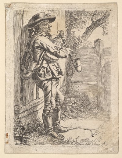 The Bagpiper by Johann Christian Erhard