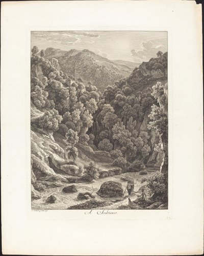 At Subiaco by Johann Christian Reinhart