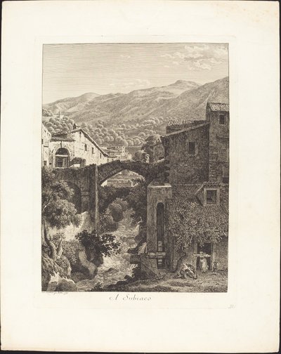 At Subiaco by Johann Christian Reinhart