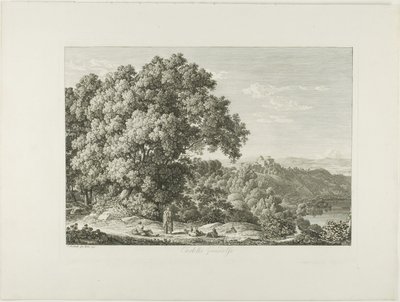 Castle Gandolfo by Johann Christian Reinhart
