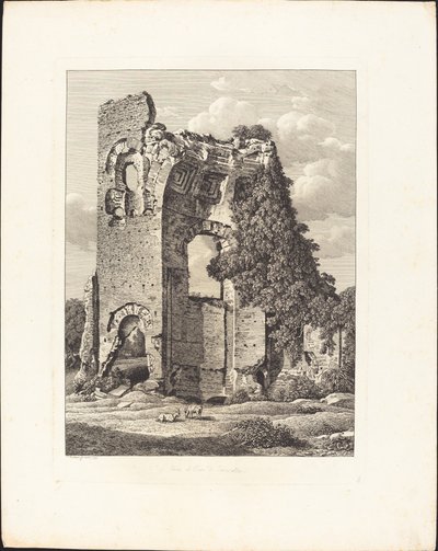 Near the Circus of Caracalla by Johann Christian Reinhart