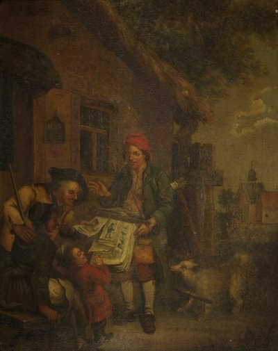 The Village Printseller by Johann Conrad Seekatz