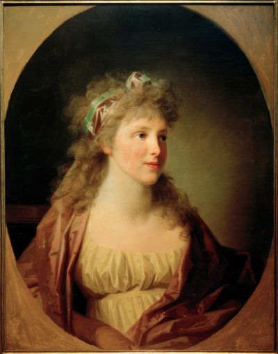 Christiane Amalie Hereditary Princess of Anhalt-Dessau by Johann Friedrich August Tischbein