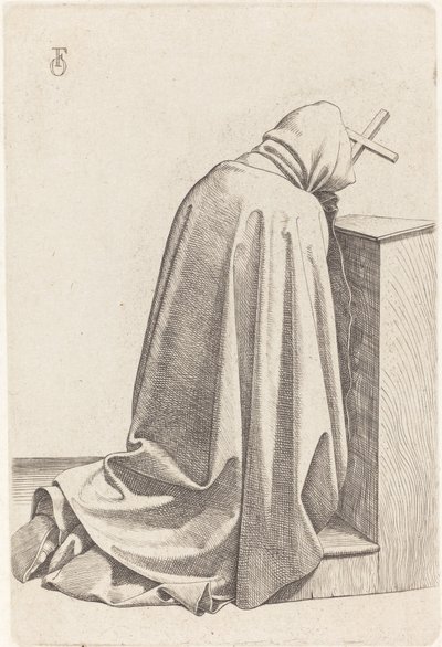 Praying Monk by Johann Friedrich Overbeck