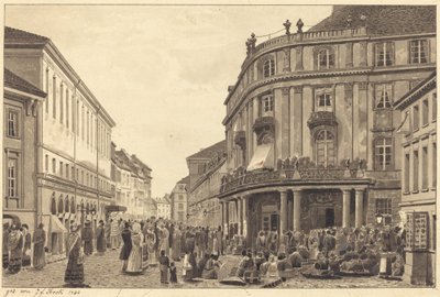 View of Muhlendamm by Johann Friedrich Stock