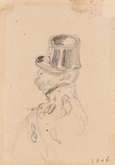 Soldier Sketch by Johann Friedrich Treml