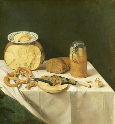 Breakfast Still Life by Johann Georg Hinz