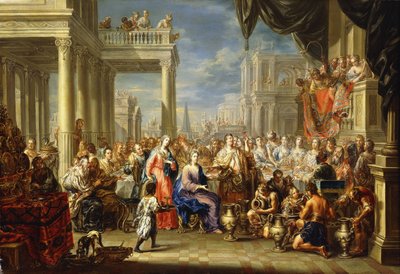 The Marriage at Cana by Johann Georg Platzer
