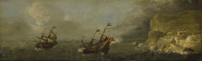 Seascape by Johann Georg Stuhr