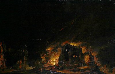 Fire, c.1760 by Johann Georg Trautmann