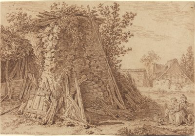 A Rustic Kiln at Vernon by Johann Georg Wille
