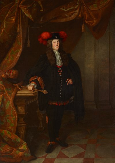 Emperor Charles VI by Johann Gottfried Auerbach