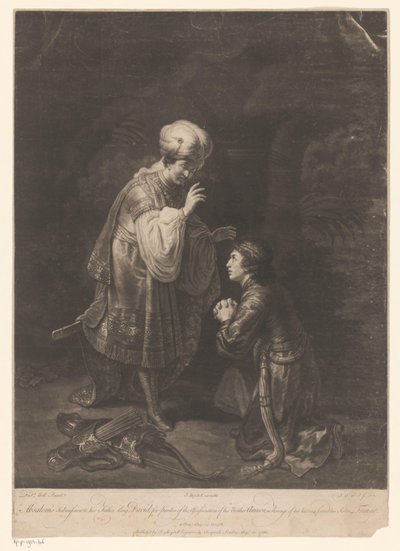 Reconciliation of David and Absalom by Johann Gottfried Haid