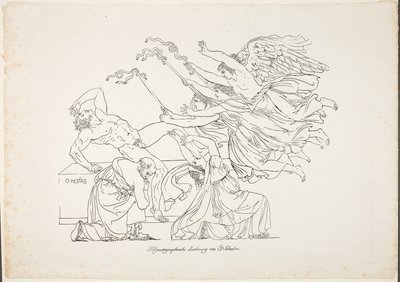 Persecution of Orestes by Johann Gottfried Schadow