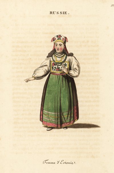 Married woman of Estonia by Johann Gottlieb Georgi