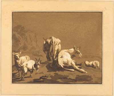 Cows by Johann Gottlieb Prestel after Joseph Wagner