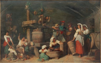 Roman Wine Press by Johann Heinrich Hasselhorst