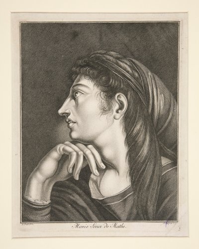 Marie Sister of Mathe by Johann Heinrich Lips