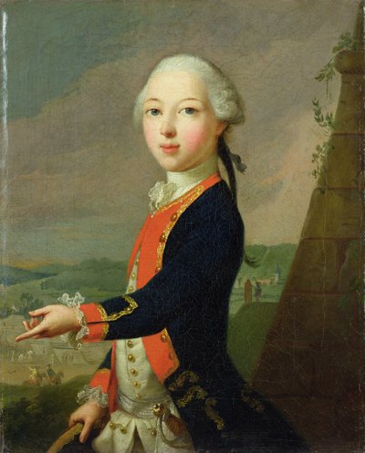 Landgrave Carl as a Child by Johann Heinrich Tischbein