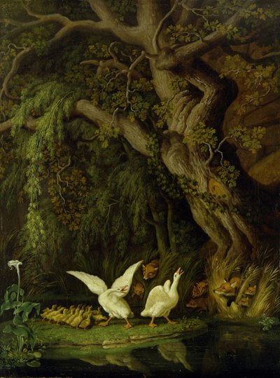Foxes and Geese by Johann Heinrich Wilhelm Tischbein