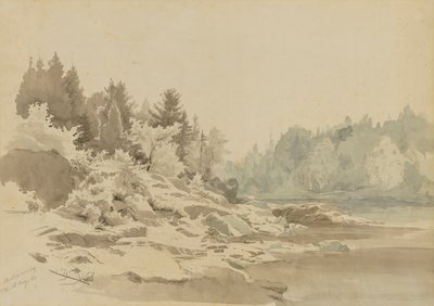 Montmorency River, Quebec by Johann Hermann Carmiencke