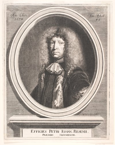 Peder Hansen Resen by Johann Husman