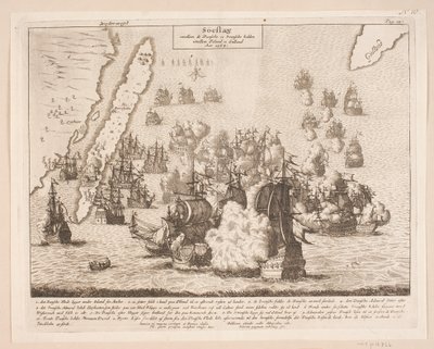 Naval Battle at Öland and Gotland, 1564 by Johann Husman