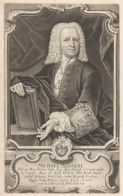 Portrait of Michael Alberti by Johann Jacob Haid
