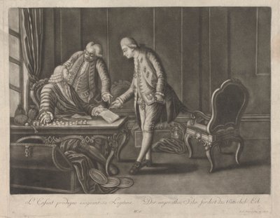 The Prodigal Son Demanding His Inheritance by Johann Jacobus Haid