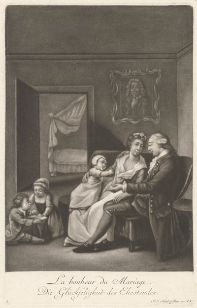 The Happiness of Marriage by Johann Jacobus Haid