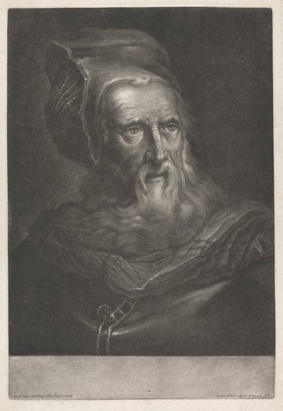 Man Wearing a Hat by Johann Jacobus Haid