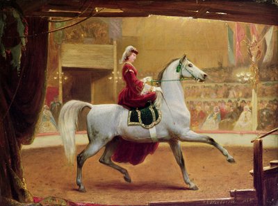 The Circus Rider, 1865 by Johann Jakob Eduard Handwerk