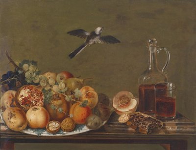 Still Life with Figs and Apples by Johann Matthias Wurzer