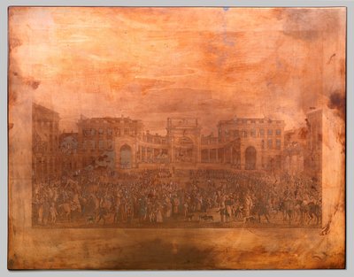 Tribute to William I in Brussels by Johann Nepomuk Gibèle