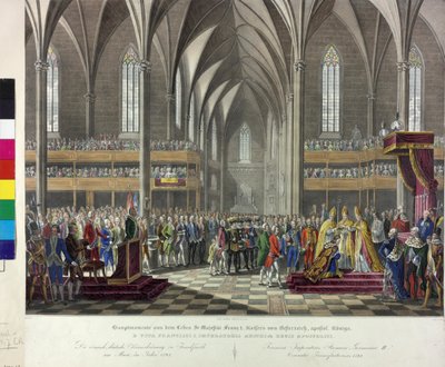 Imperial Coronation 1792 by Johann Nepomuk Hoechle