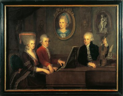 Mozart Family by Johann Nepomuk della Croce