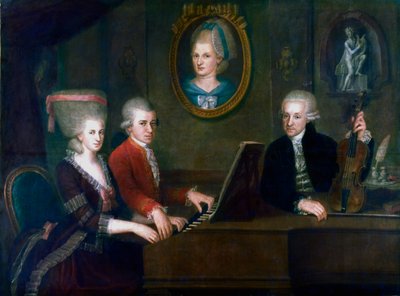 The Mozart Family by Johann Nepomuk della Croce