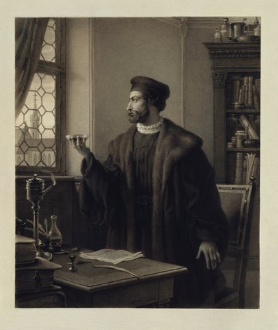 Faust in the Study by Johann Peter Krafft