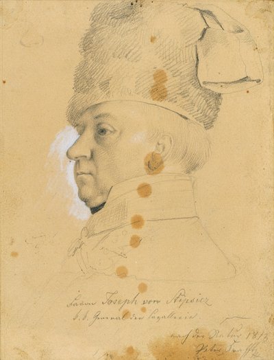 General Joseph Baron von Stipsicz by Johann Peter Krafft