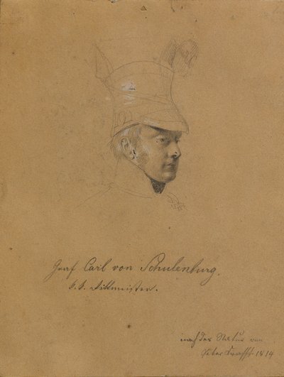 Count Carl von Schulenburg by Johann Peter Krafft