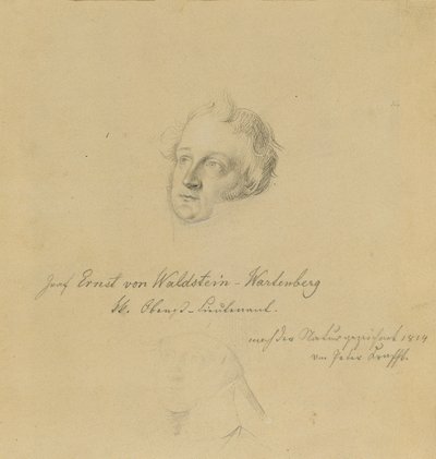 Count Ernst von Waldstein-Wartenberg by Johann Peter Krafft