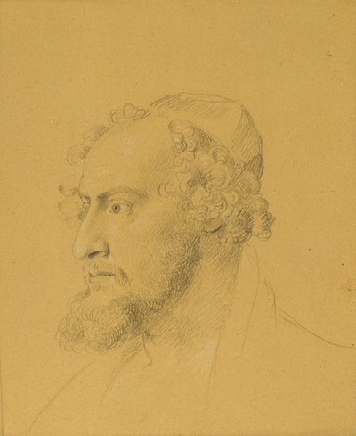 Head Study of a Bearded Man by Johann Peter Krafft
