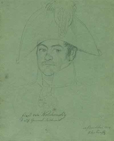 Prince Pyotr Mikhaylovich Volkonsky, 1814 by Johann Peter Krafft